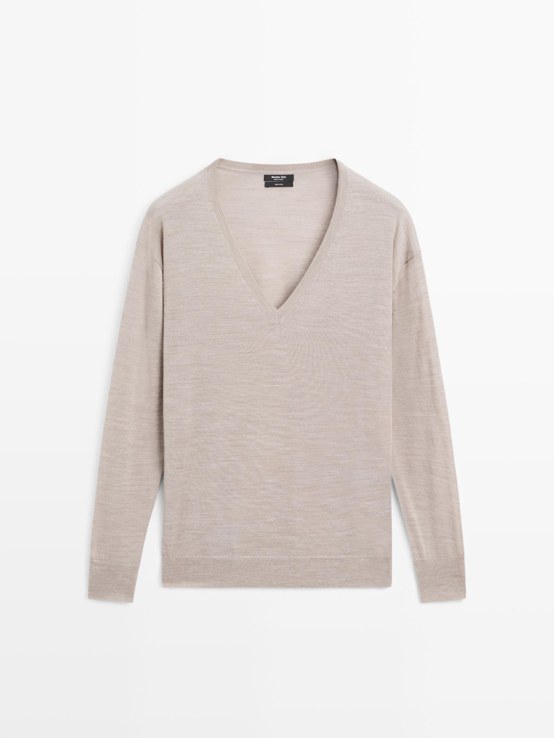 Pull en maille oversize 100 % laine
